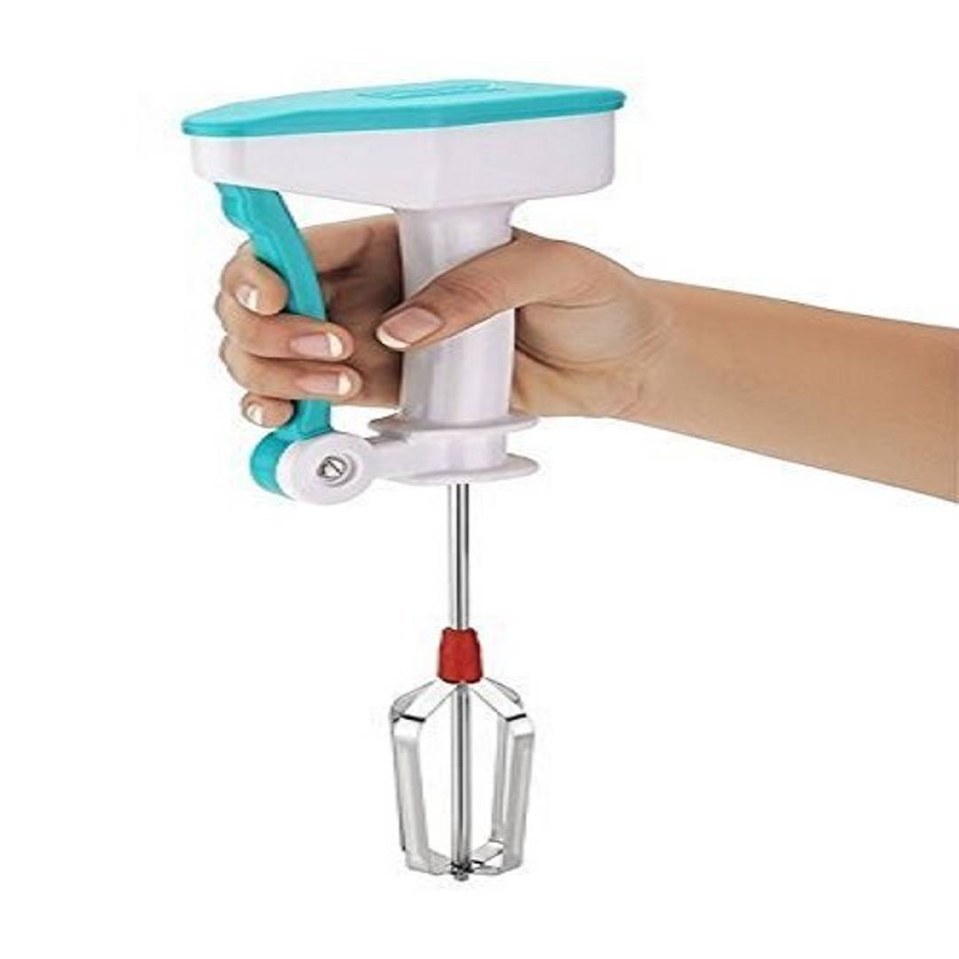 Stainless Steel Power Free Hand Blender & Cream Beater, Milkshake, Lassi, Butter Milk Mixer Maker