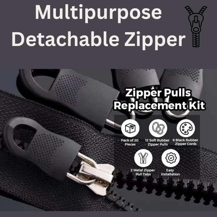 Multipurpose Detachable Zipper (Pack of 20)