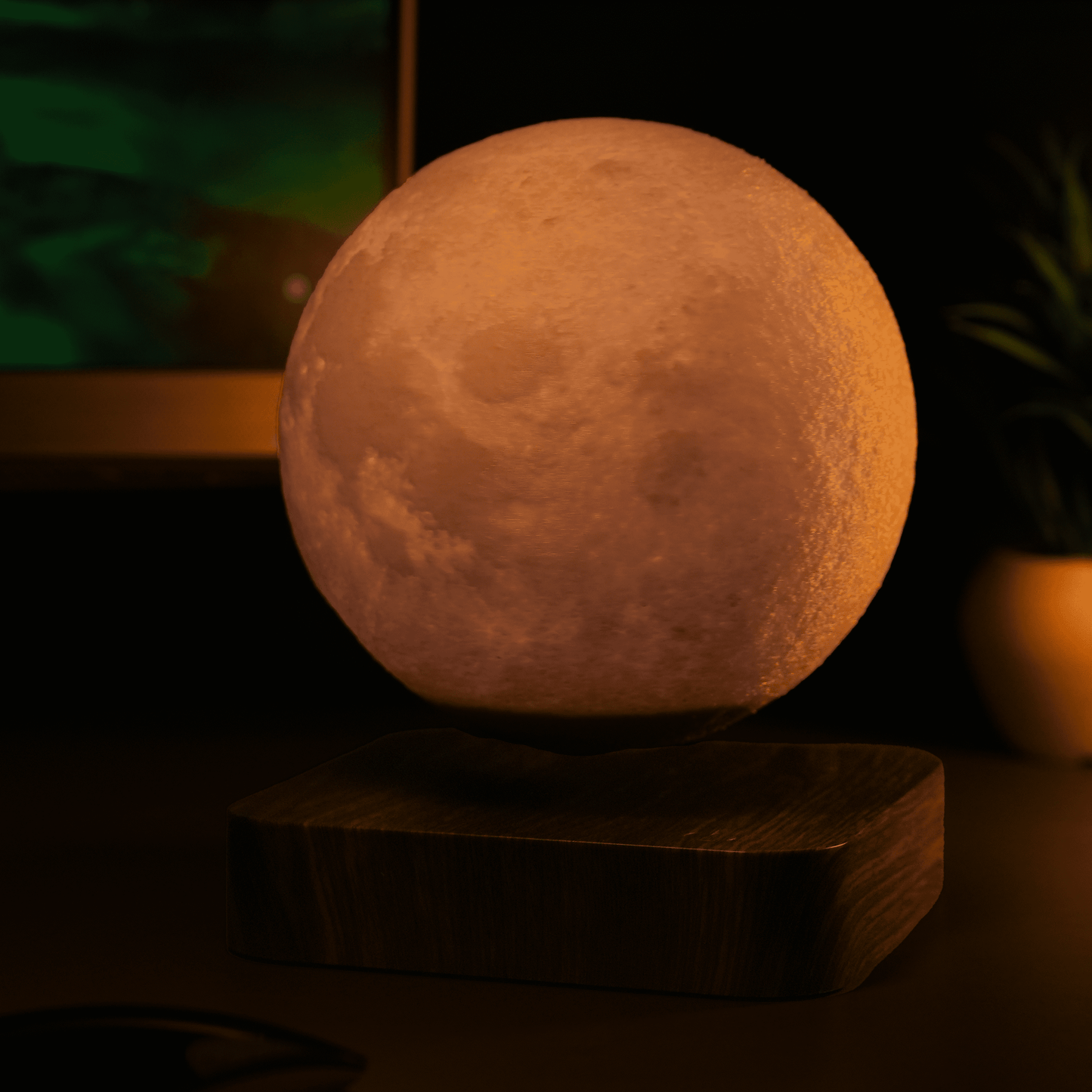 Levitating Moon Night Lamp