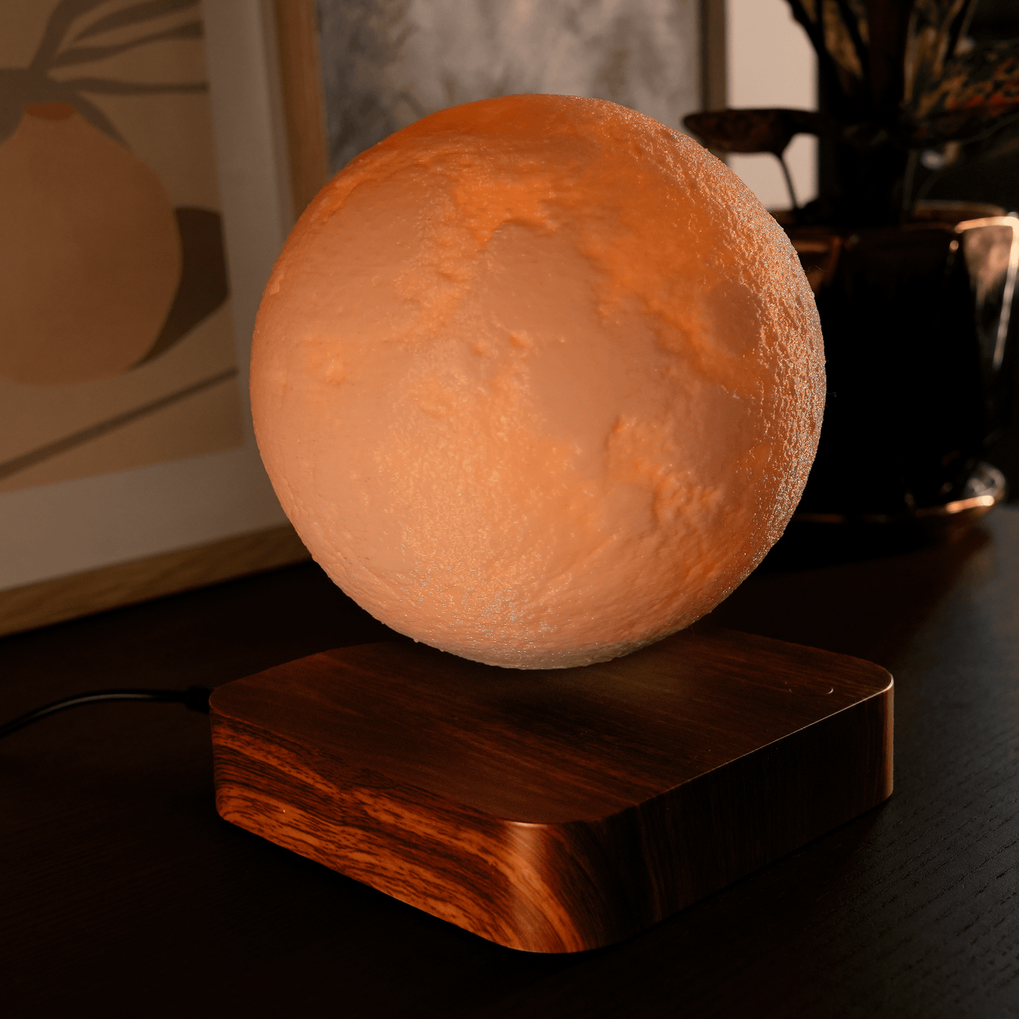 Levitating Moon Night Lamp