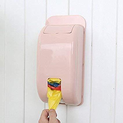 Wall Mounted Kitchen Garbage Recycle Bag Storage Boxes Case Bin Organizer