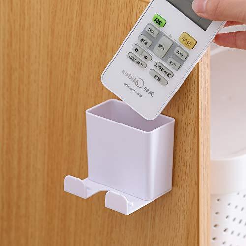 Wall-Mounted Mobile Phone Charging Stand with Hook