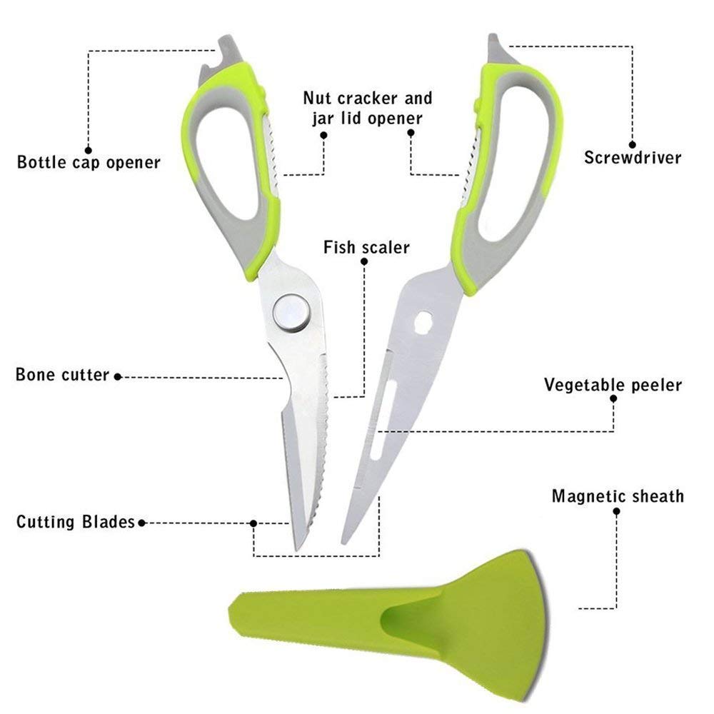 11 IN 1 MULTIPURPOSE SCISSORS ( BUY ONE GET ONE FREE )