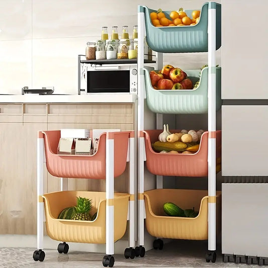 Household Multi-Layer Kitchen Storage Rack