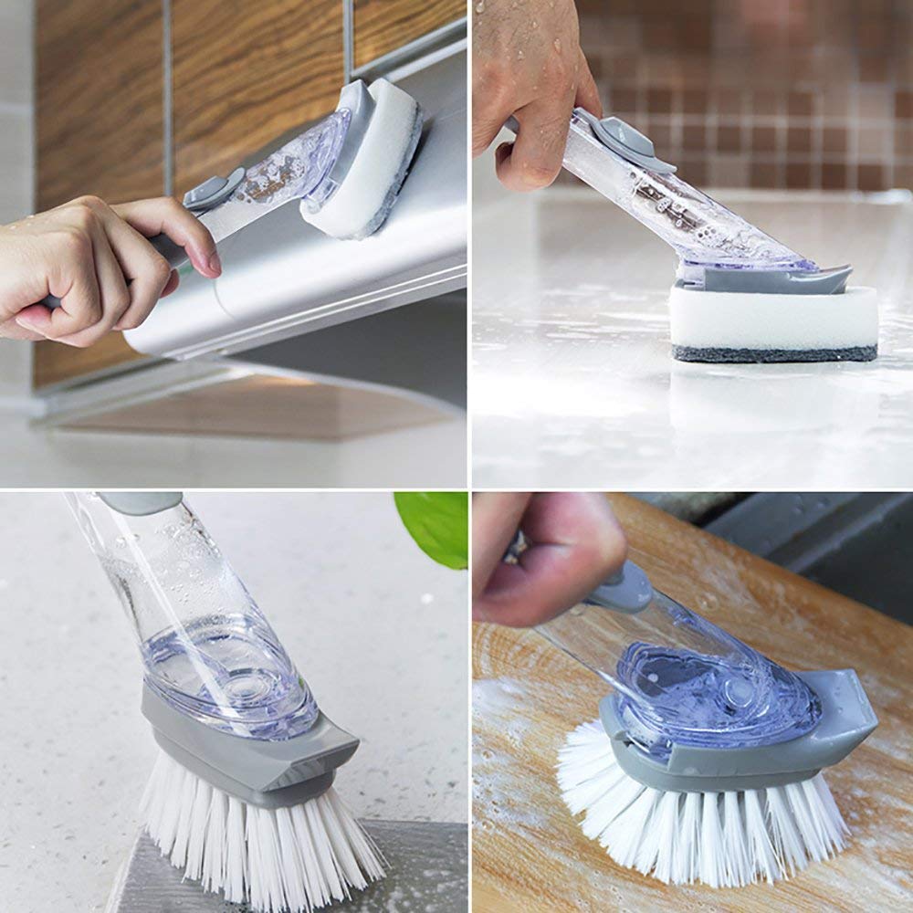 Decontamination Kitchen Cleaning Brush Scrubber