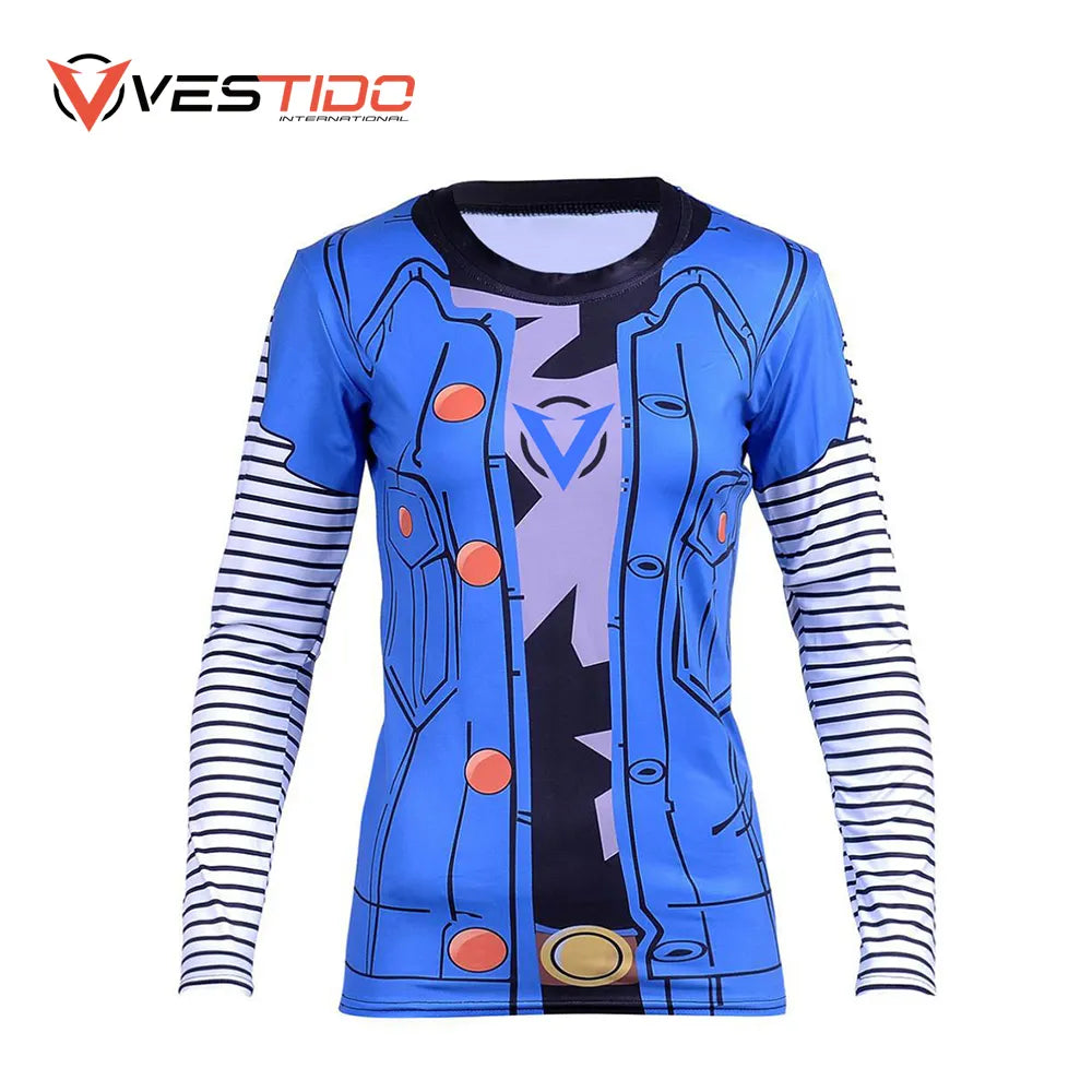 Creative Women 3d Print T Shirt Long & Short Sleeves Compression Sport Wear with your Custom Logo