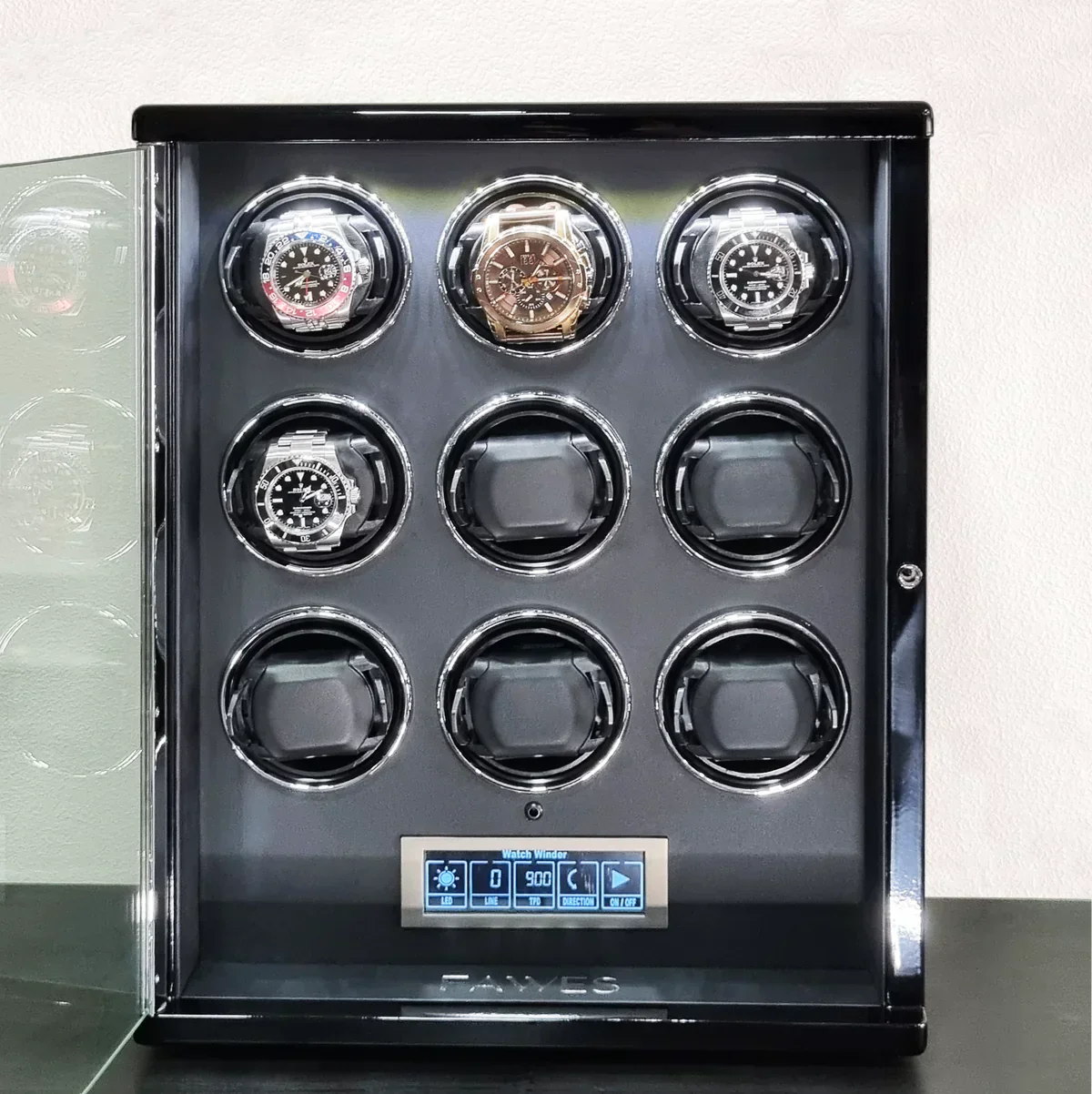 Fawes Automatic Watch Winder with LCD Screen X32