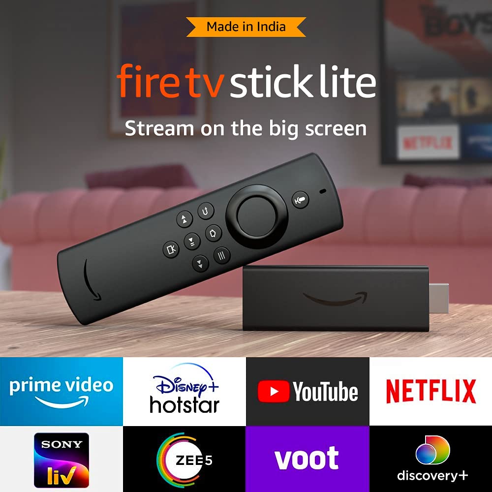 Amazon Fire TV Stick Lite with Alexa Voice Remote Lite