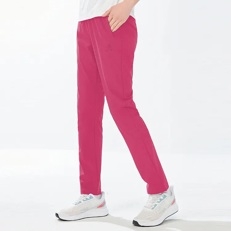 2023 Spring Summer Women Pants Comfortable Outdoor Sports Quick Dry Polyester Spandex Blend