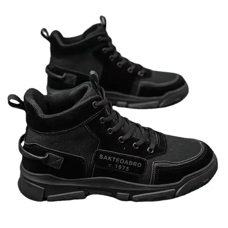 waterproof shoes hiking men anti slip midi boot height sneaker