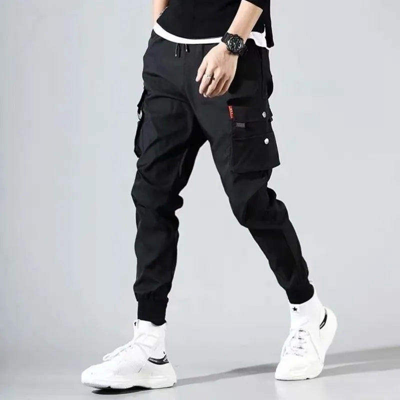 Men Pants Thin Fashion Casual Jogger Pants 2022 Streetwear Cargo Men's Multi-pockets Trousers Fitness Gyms Sweatpants Mens