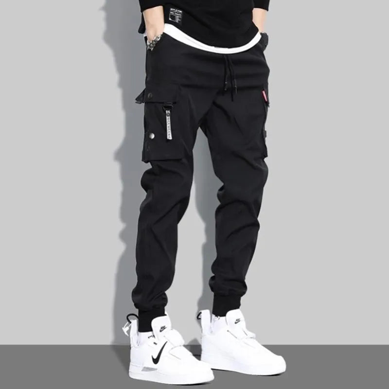 Men Pants Thin Fashion Casual Jogger Pants 2022 Streetwear Cargo Men's Multi-pockets Trousers Fitness Gyms Sweatpants Mens