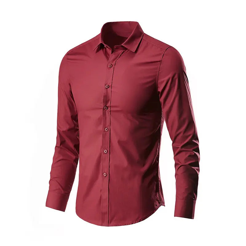 NEW men's diagonal front double breasted slim long sleeve thin solid color oversize men's wear