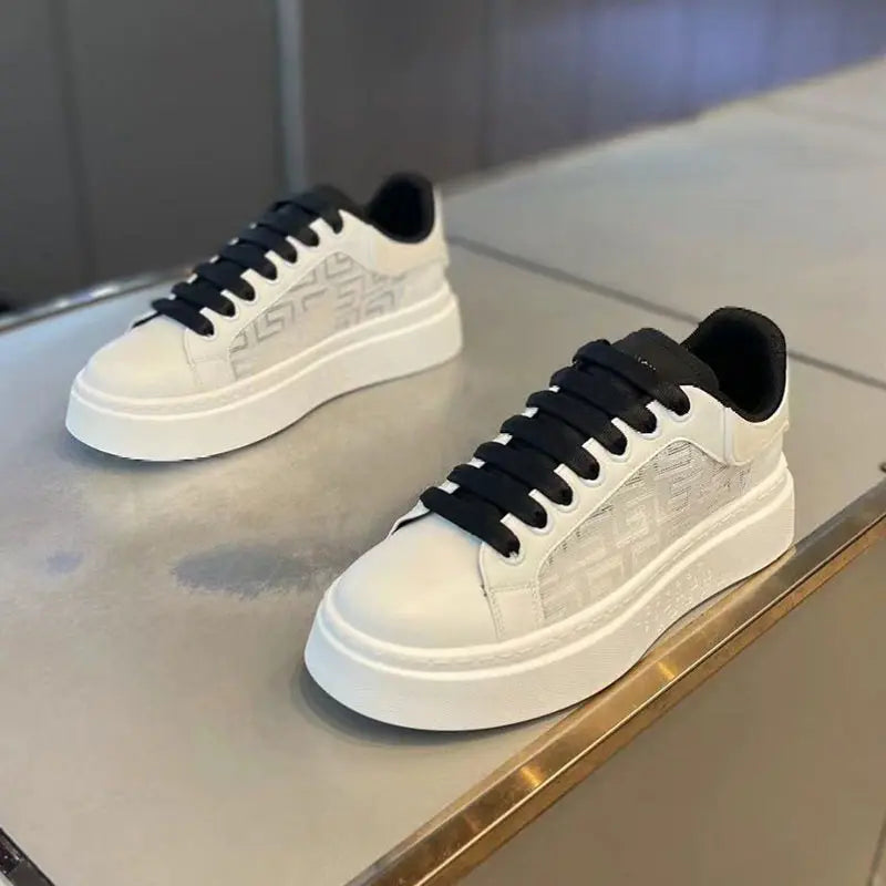 2024 Best Selling Luxury White Men's Casual Sport Comfortable Anti-Slippery Custom Upper Waling Style Men