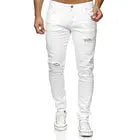 Street Wear Men's Denim Jeans Pant with White Colors for Sale with OEM Wholesale And Cheap Price Men Jeans