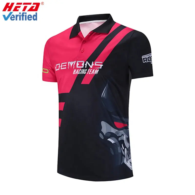 Wholesale Custom Team Polo shirt For Men Custom Sublimated Men All Over Printed E Sports