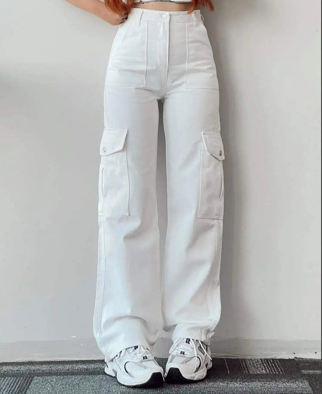 High Waist Jogger Custom Wholesale Cargo Pants Women Baggy With Pocket