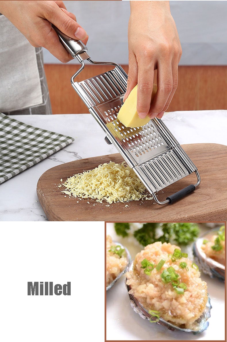 6 in 1 Stainless Steel Multipurpose Grater & Slicer