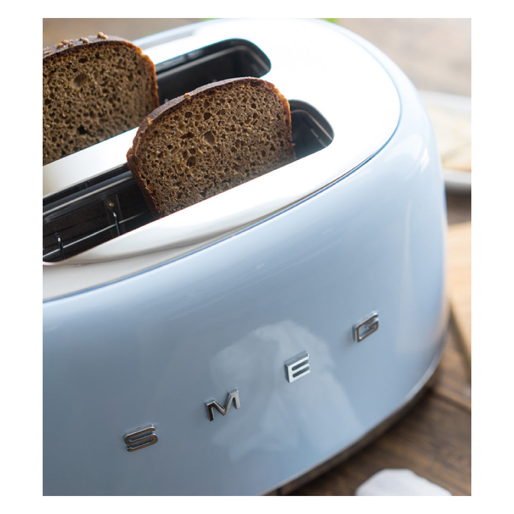 Smeg Retro Stainless Steel Pop up 2 Slice Toaster