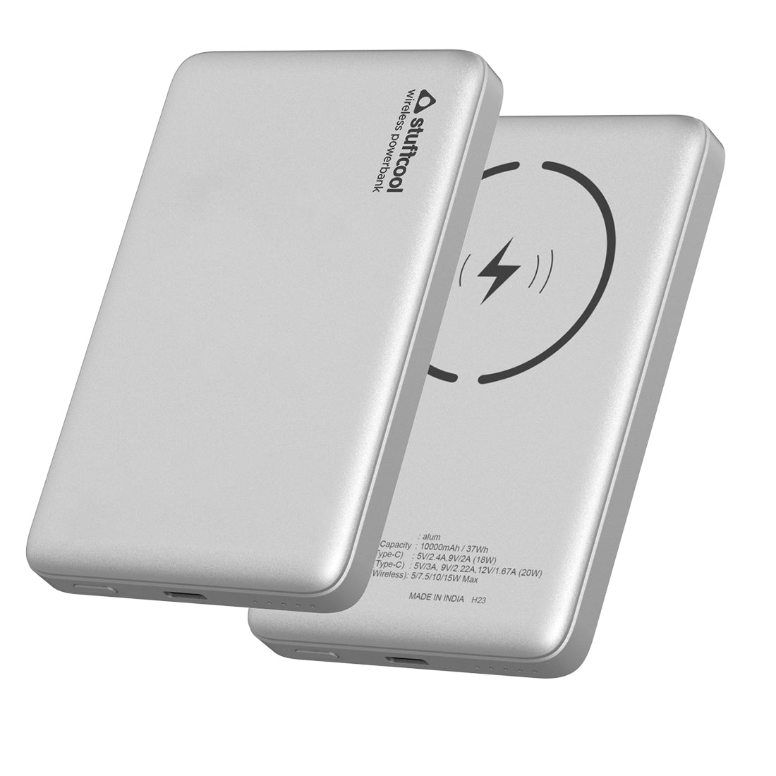 Alum 10000mAh Magnetic Wireless Powerbank