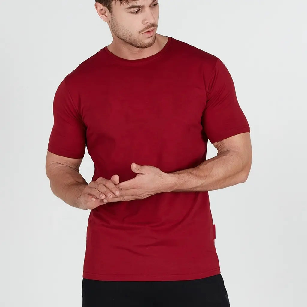 Wholesales Custom Men 95% Cotton 5% Spandex 180g Low price Plain Tshirt for men and women