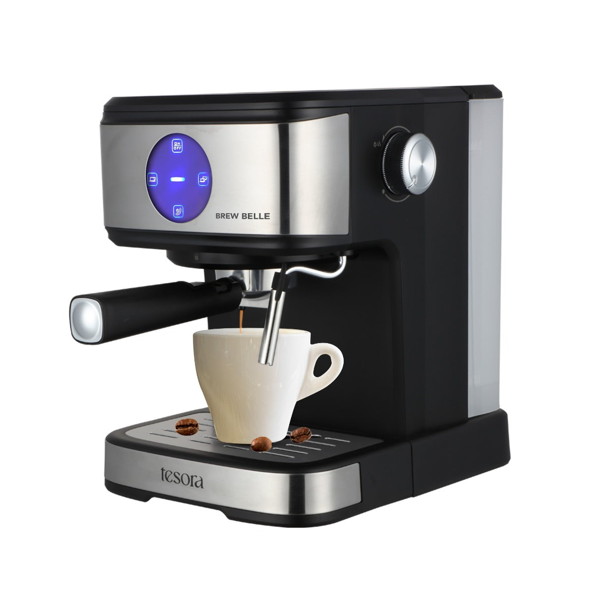 Tesora Espresso Coffee Machine With Frother