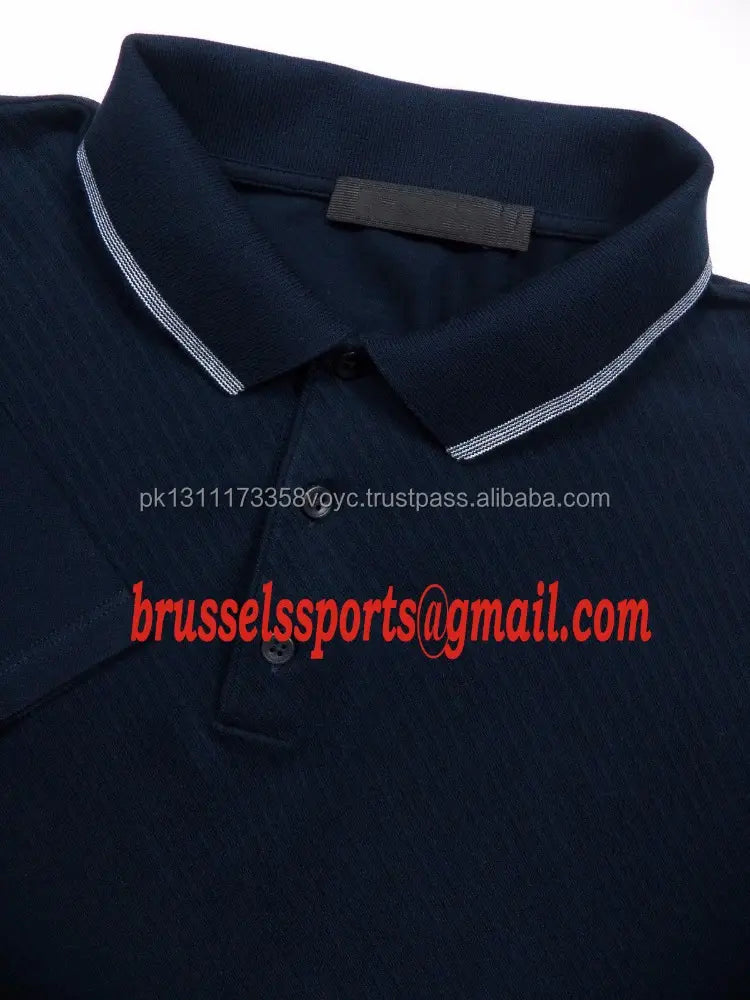 Brussels Sports high quality striped t shirt Custom logo 100% Cotton plus size men's printing