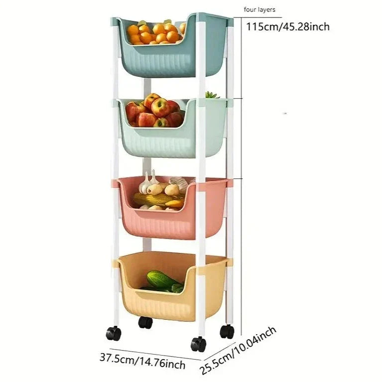 Household Multi-Layer Kitchen Storage Rack